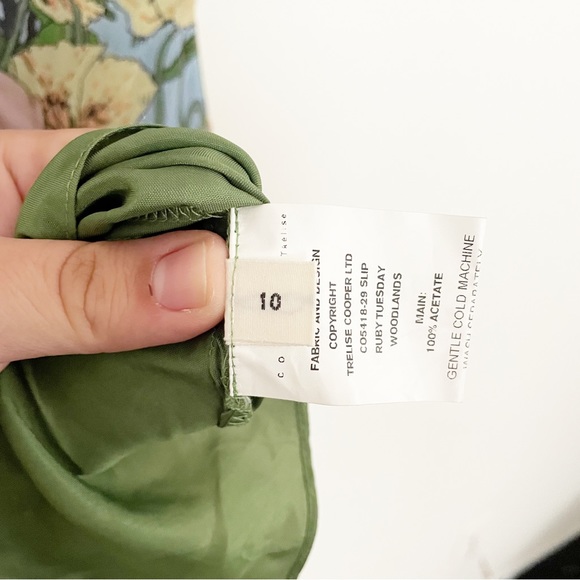 Cooper by Trelise Ruched Floral Print Midi Dress Long Sleeves Size NZ 10 US 6 - Picture 11 of 16